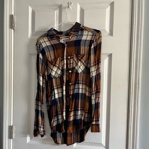 Plaid button up shirt